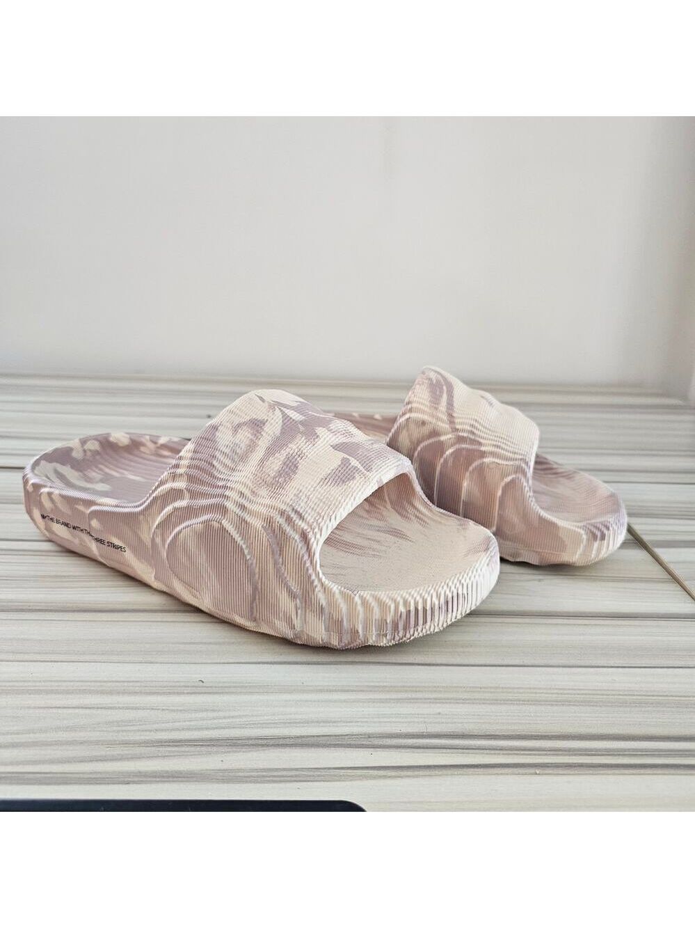 Adidas Originals Adilette 22 Men's Slide Sandals Sand Strata Size 6